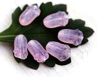 Blue Transparent 5x16mm 96305 56pcs Czech Glass Thorn Spikes