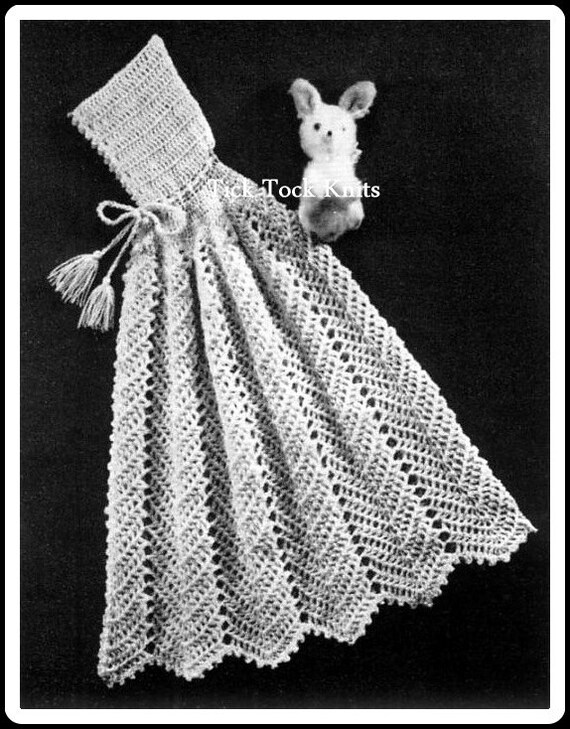 newborn crochet pattern cape Crochet For No.305 Pattern Baby's Crocheted / Vintage PDF Infant's