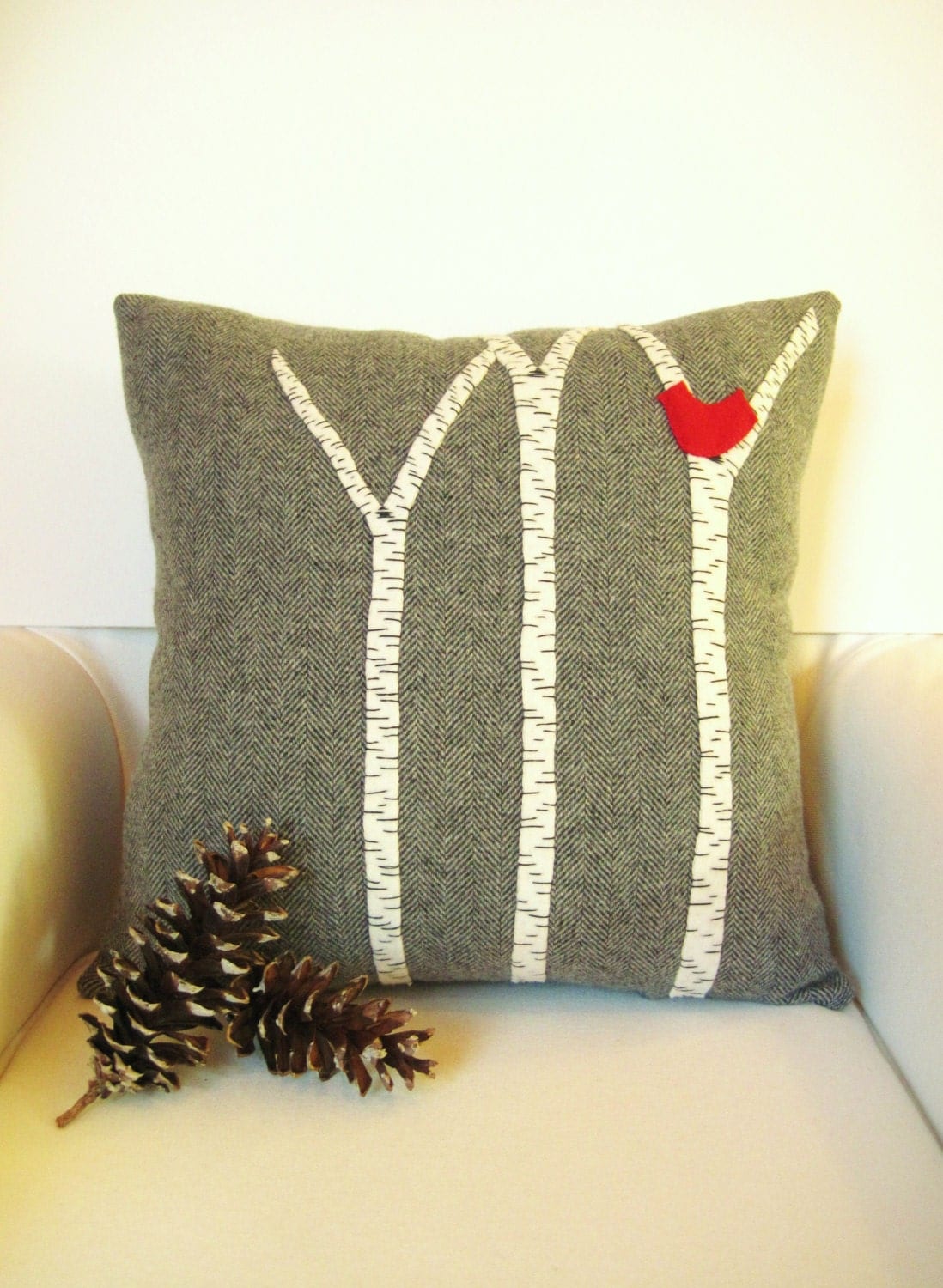 Rustic Decorative Throw Pillow Rustic Cabin Decor by AwayUpNorth