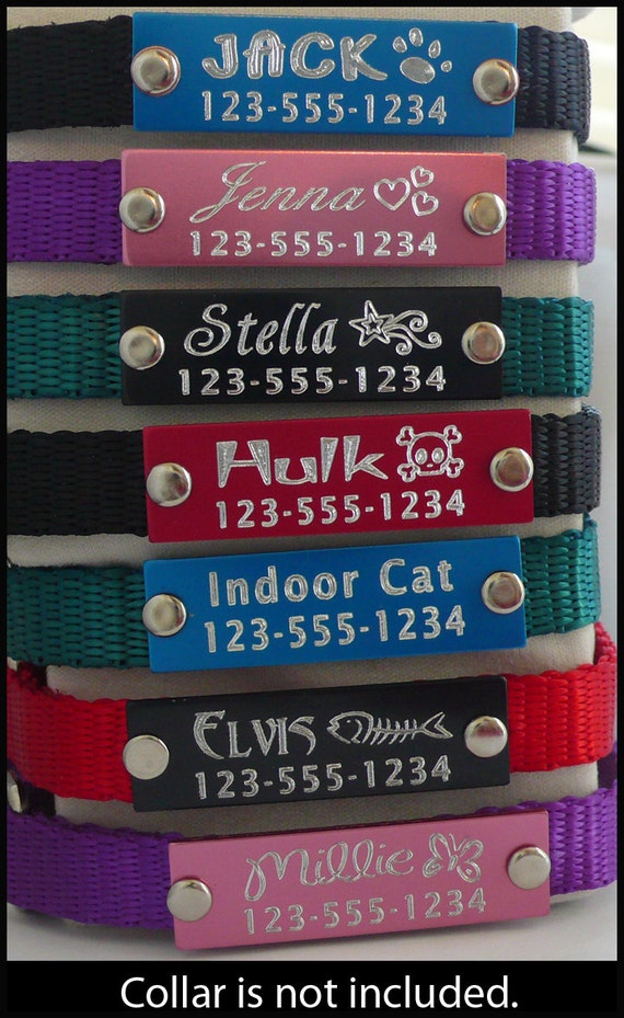 Extra Small Silent / Quiet Rivet Pet ID Tag no more