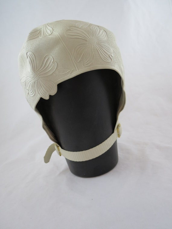 Vintage Swim Cap Rubber Swim Cap Bathing Cap Sea Siren