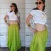 Italian Embroidered Cropped Top // Blouse Shirt // Hand Embroidered // 60s 70s // Boho Hippie Gypsy XS - S