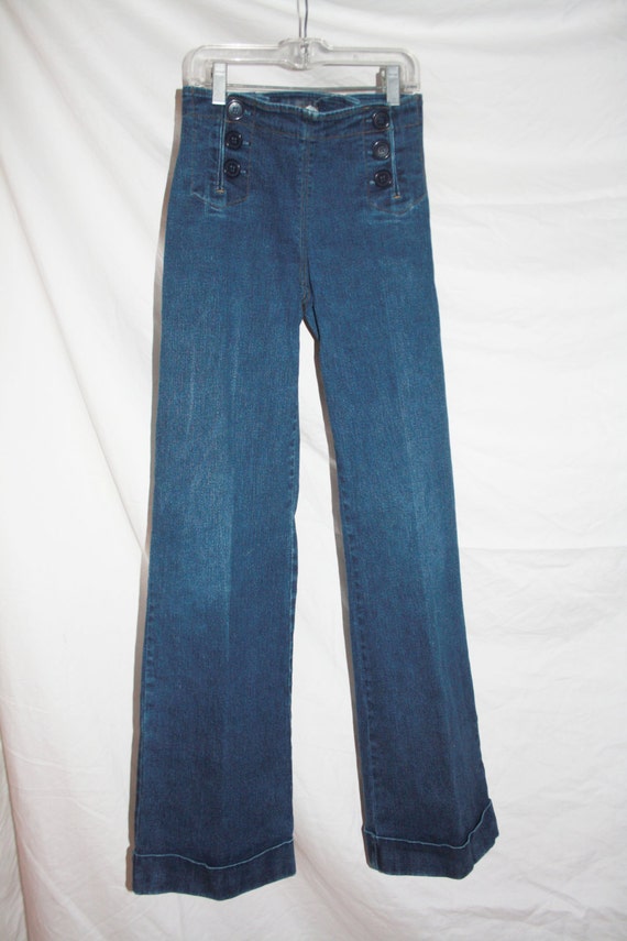 high waisted jeans 1970s