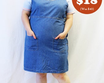 regency size plus pattern dress im Den  Plus Dress Side Size Vintage 22W  (Size Button Jumper