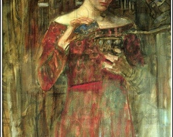 Popular items for pre raphaelite on Etsy