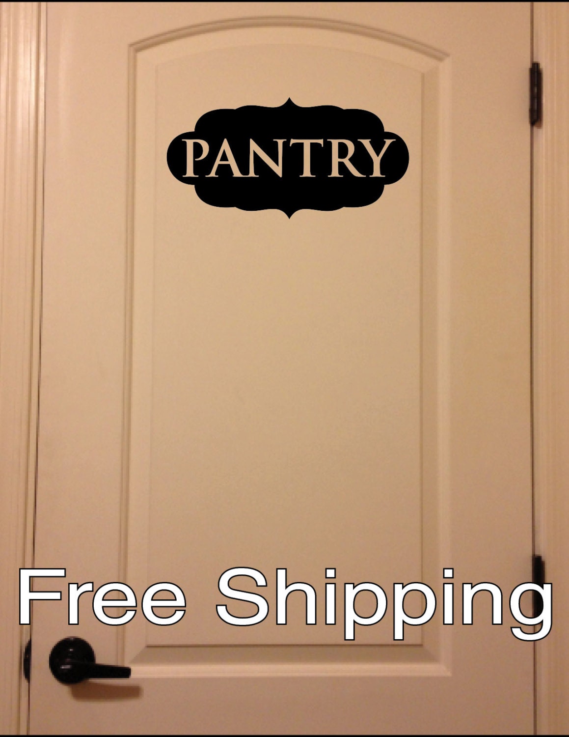 PANTRY wall vinyl sticker decal pantry kitchen room ornate
