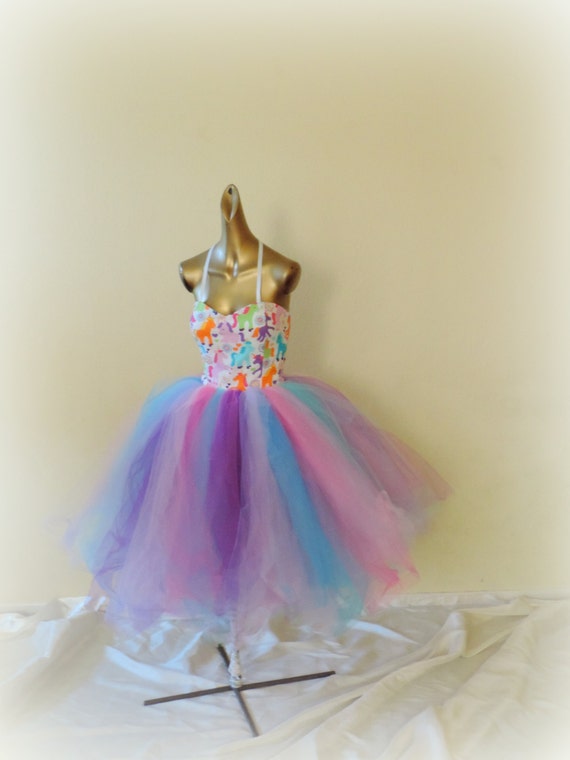 Adult tutuUnicorn tutu dress prom dress fantasy tutu by 