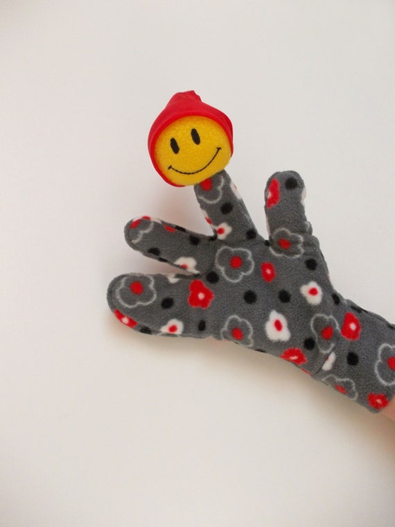 Hand puppet Smiley face Puppets toy puppets cute toy