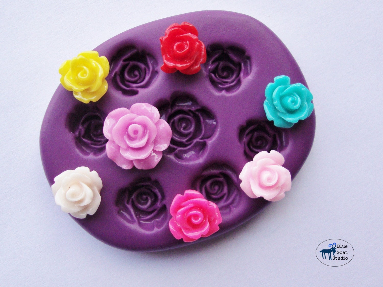 Rose Combo Moldmould Mini Rose Silicone Molds Polymer 