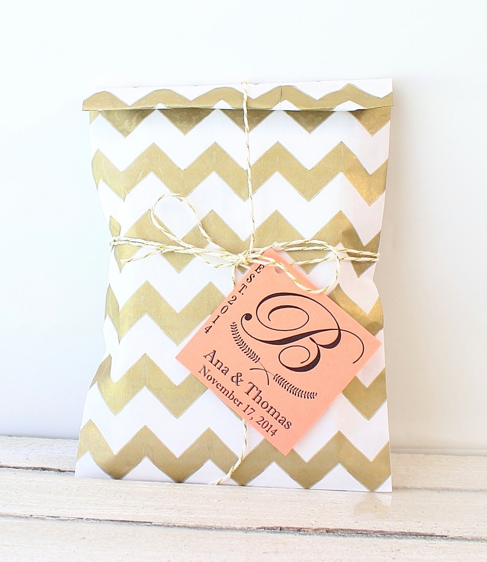 gold chevron paper favor bags 25 treat bags chevron gold chevron paper favor bags 25 treat bags chevron