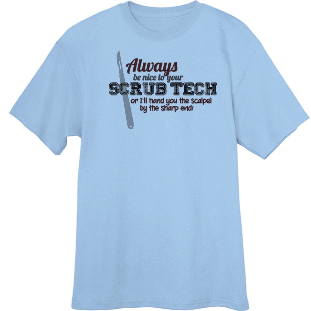 scrub tech t shirts