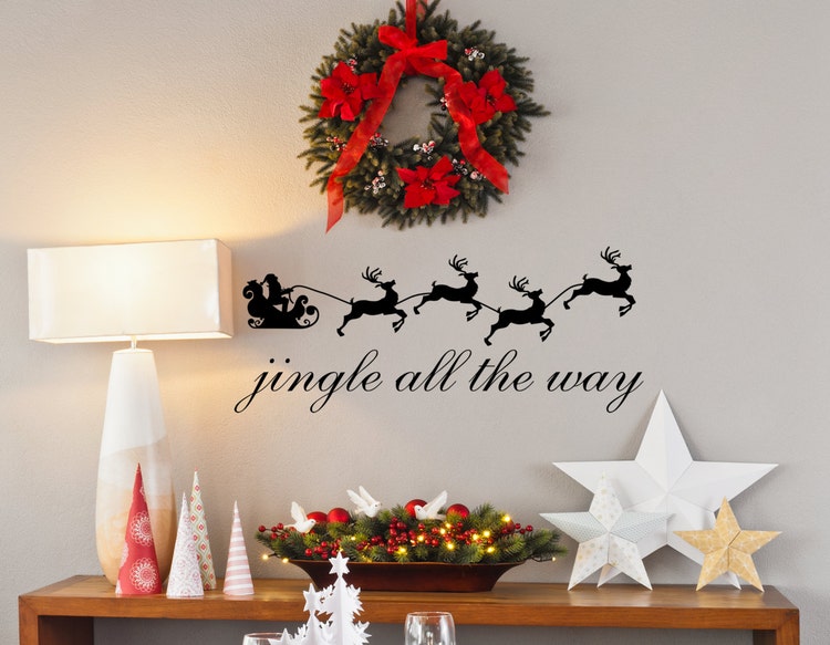 Christmas Decor Christmas Wall Decal by AmandasDesignDecals
