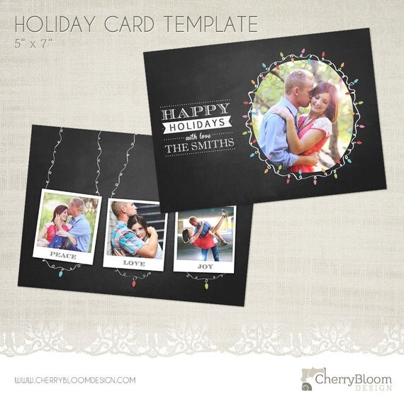 Awesome 11 5 X 7 Christmas Card Template