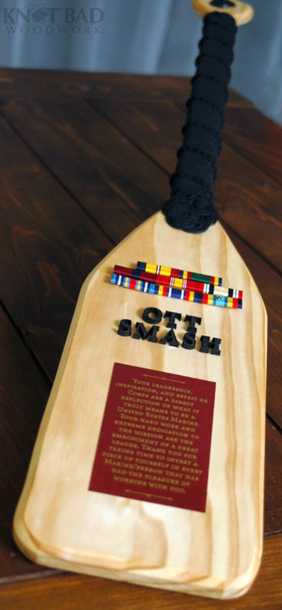 Items similar to Custom Wooden Paddle/Oar Plaque on Etsy