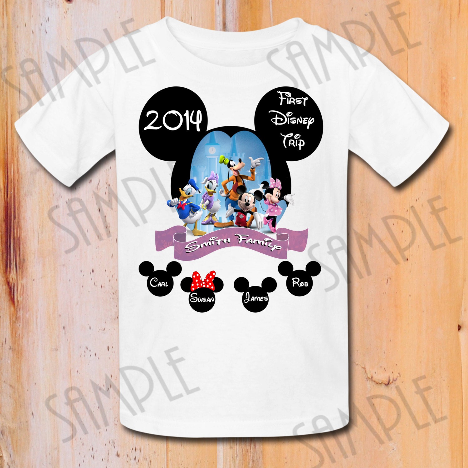 Disney Family Vacation t shirts Iron On Transfer Printable