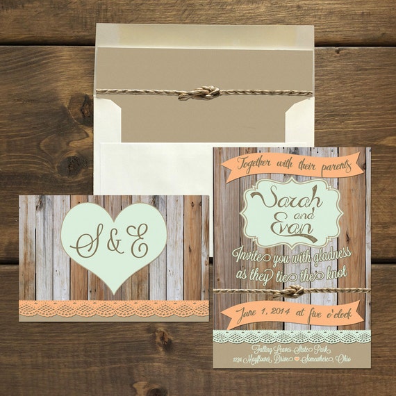 Fall Wedding Invitations Packages 5