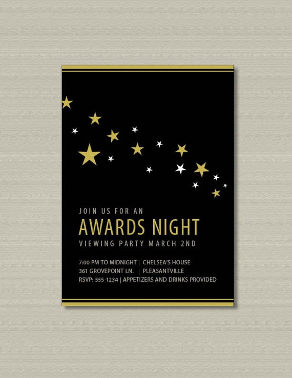 Oscar Night Invitations 7