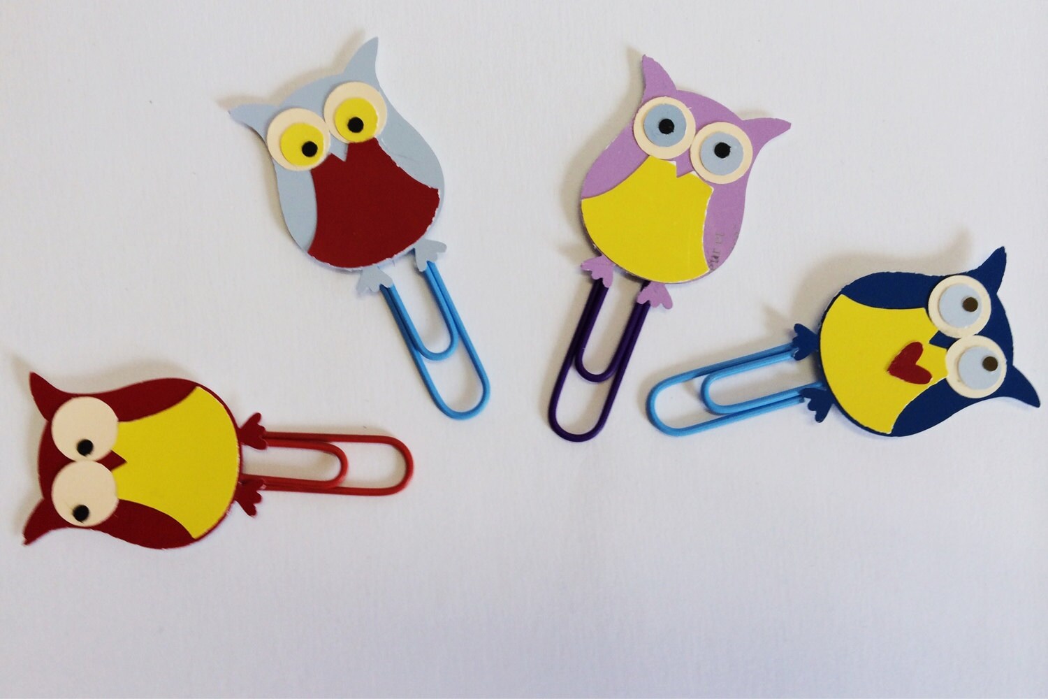 Decorative paperclips owl paper clips filofax by HafsaCreates