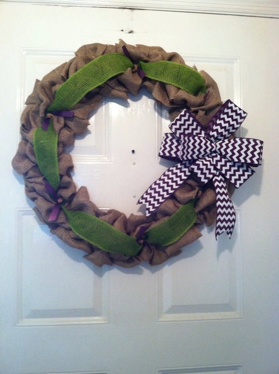 Everyday Burlap Wreath - Rustic Wedding Wreath - Front Door Wreath - Rustic Fall Wreath - Rustic Autumn Wreath - Rustic Home Decor - Gifts