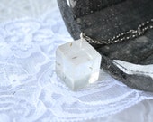 Real dandelion pendant - dandelion seeds - nature inspired - romantic pendant - nature jewelry - botanical jewelry -p0030