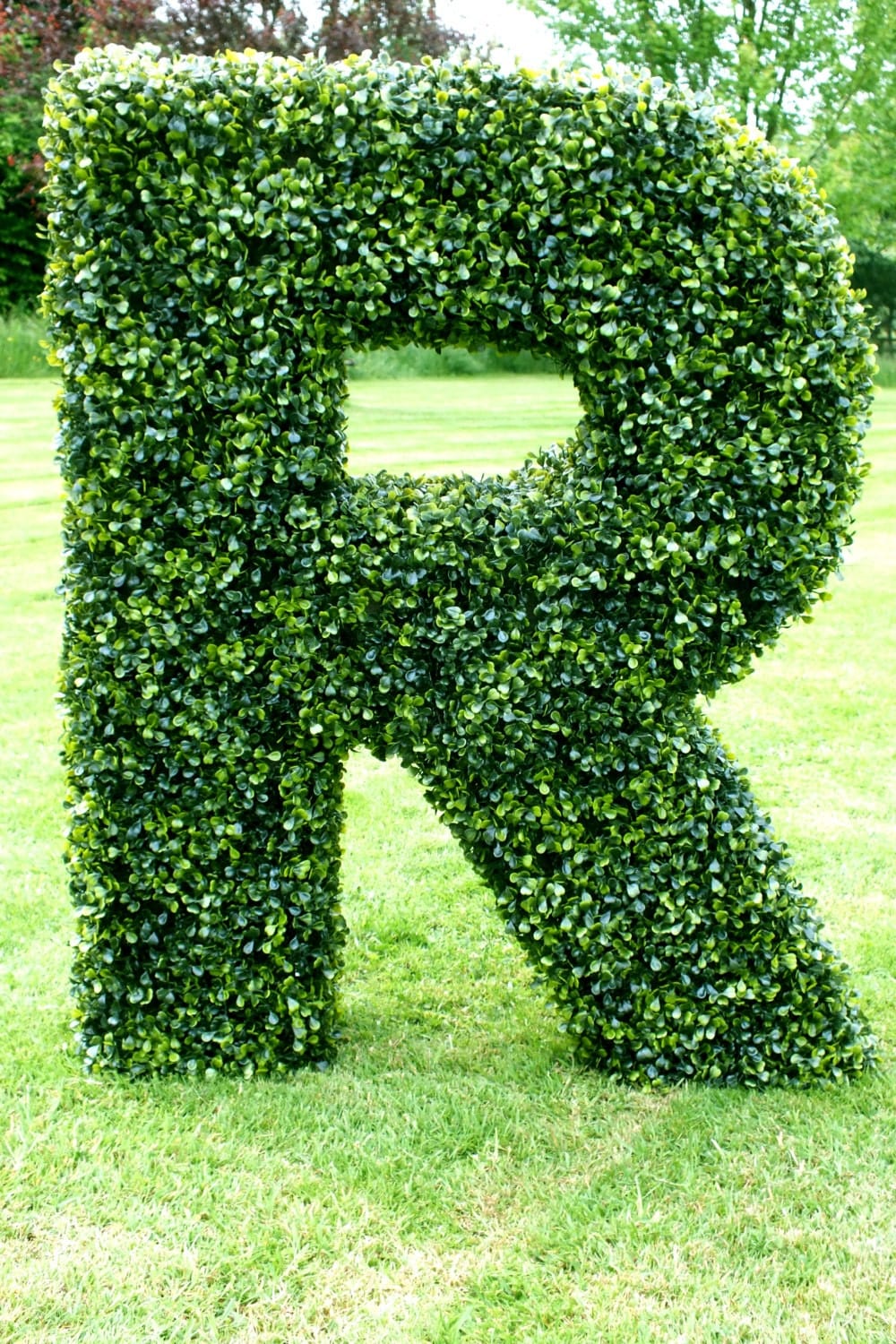 Artificial Boxwood Letters