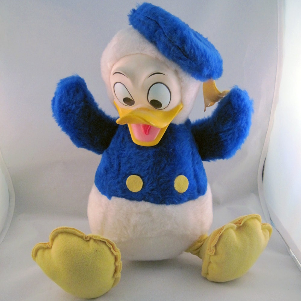 large donald duck stuffed animal