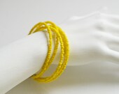 SALE! Bead bracelet,  Yellow