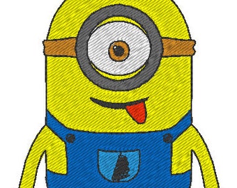 Gru Shadow Despicable Me embroidery design by JoliKrea on Etsy