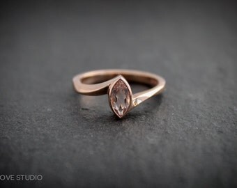 wedding rings rose gold contemporary uk