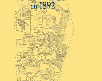 The Old Maps of Sullivan County, New Hampshire in 1892