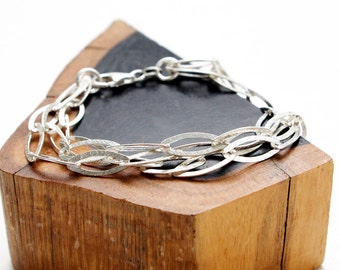 classic sterling silver chain bracelet