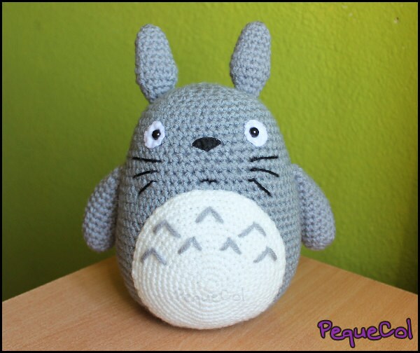 Totoro amigurumi big 30 cm custom handmade Studio Ghibli