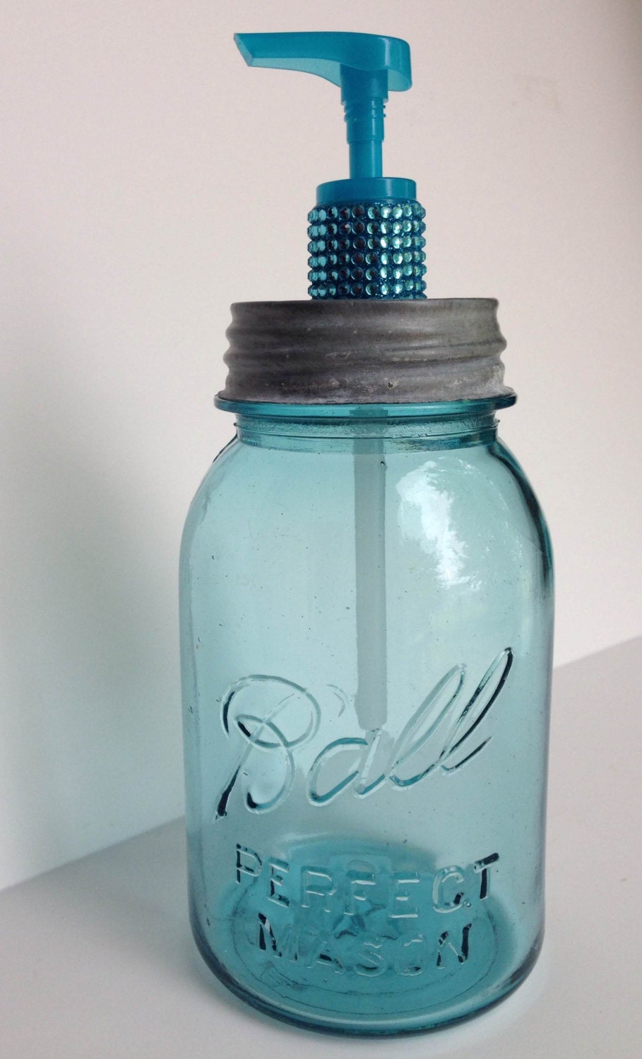 Vintage Ball Jar Soap Dispenser Pump kitchen soap pump