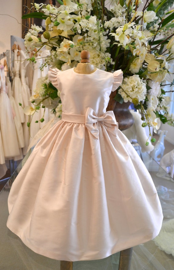 Items similar to Flower Girl Dresses, Christening Dress, Baptism Dress