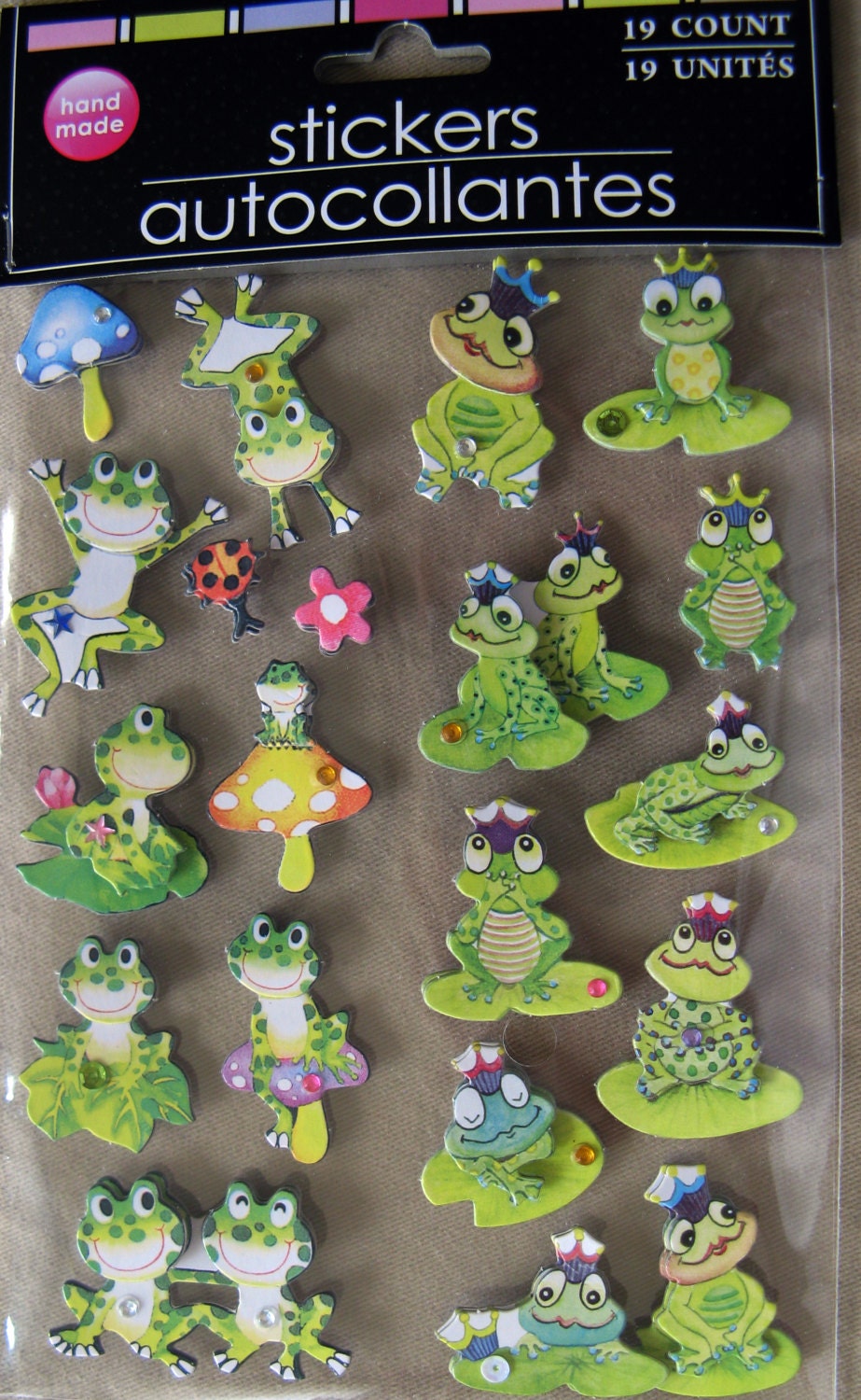 3D Dimensional Stickers Scrapbooking Card Making 19 piece