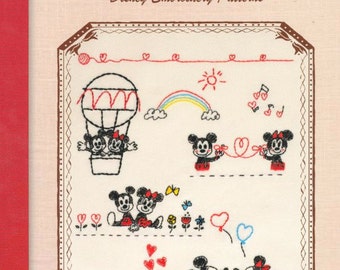 Disney Characters Embroidery n35673 - Japanese Craft Book
