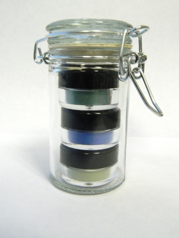 Mason Jar Eye Shadow Holiday Gift Set You Pick Colors