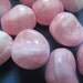 Vintage Glass Beads (12) West German Molded Pink and White Beads