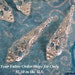 5 Silver Filigree Cone Bead Cap Plated Aluminum 50x12mm - 5 pc - F4059BC-S5-M