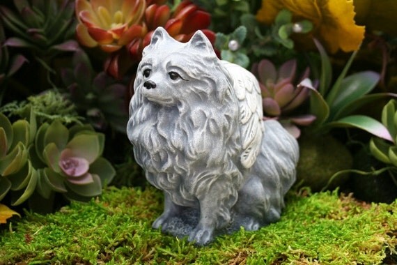 pomeranian yard statues