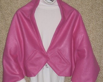 Hot Pink Shawl, Bed Jacket, or Reading Shawl - Cold Office / Warm Shawl