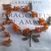 Reserved for Sherry - Outlander Bracelet - Dragonfly in Amber Bracelet - Amber Bracelet - Diana Gabaldon Inspired - Outlander Jewelry