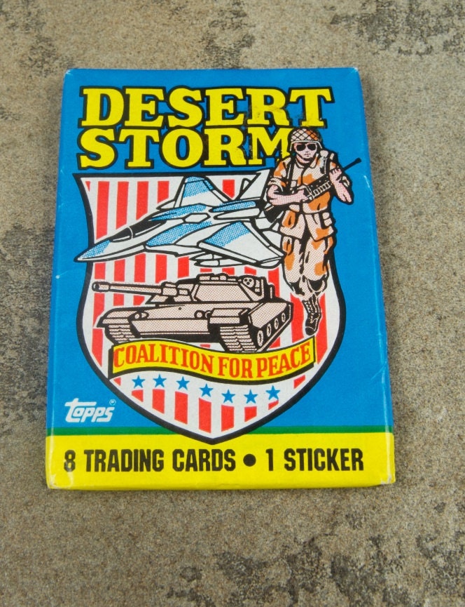 Topps Desert Storm Trading Cards New in Package