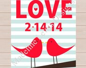 Instant Download Love Birds Valentine Print Il_170x135