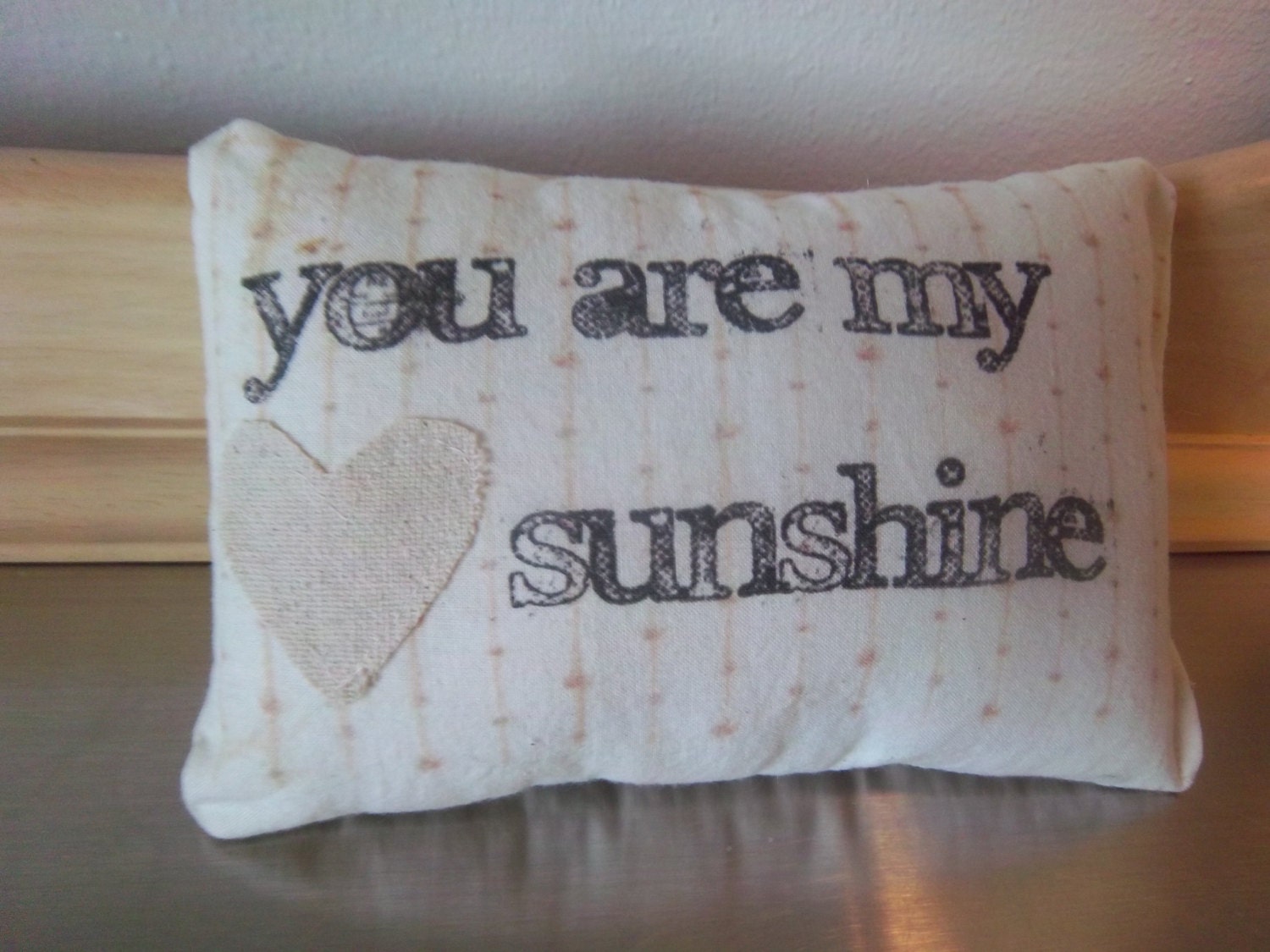 you are my sunshine pillow mini shabby chic farmhouse cotton