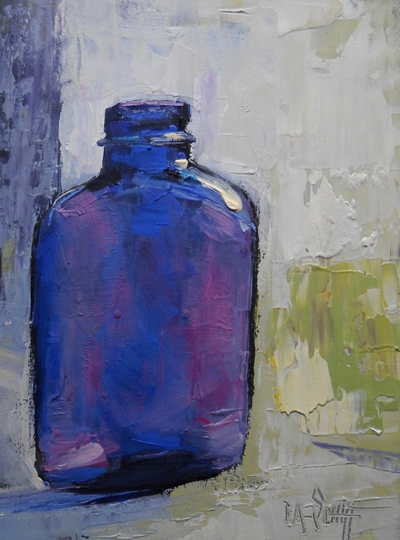 Still life Oil Painting bottle painting Daily Painting
