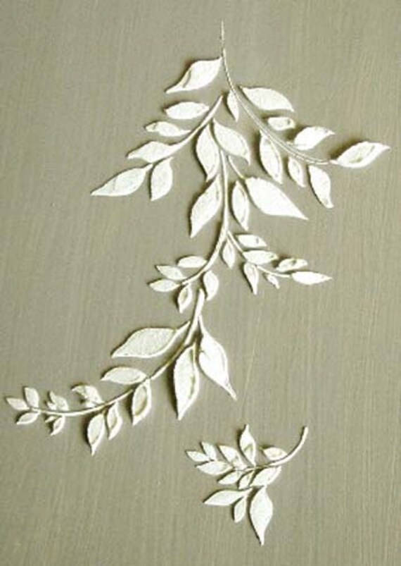 Raised Plaster Companion Vines Stencil Wall Stencil