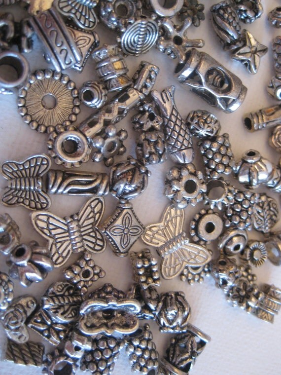 Spacer Beads for Jewelry Making | Metal & Vintage Beads
