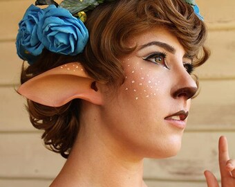 Faun Ears or Satyr Ears-- handmade, latex ear tips, great for cosplay, costumes, Mr Tumnus