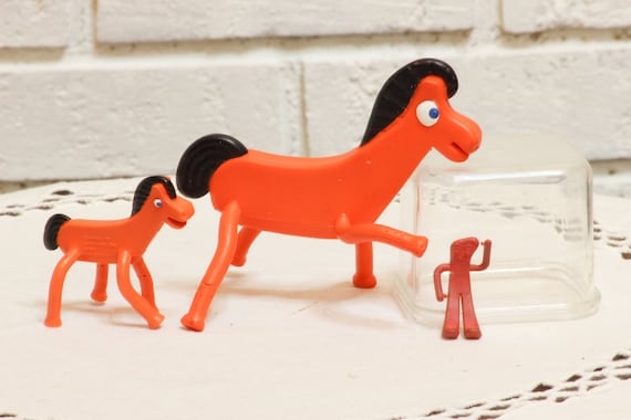 Vintage Gumby Toys POKEY horse by CabinOn6th on Etsy